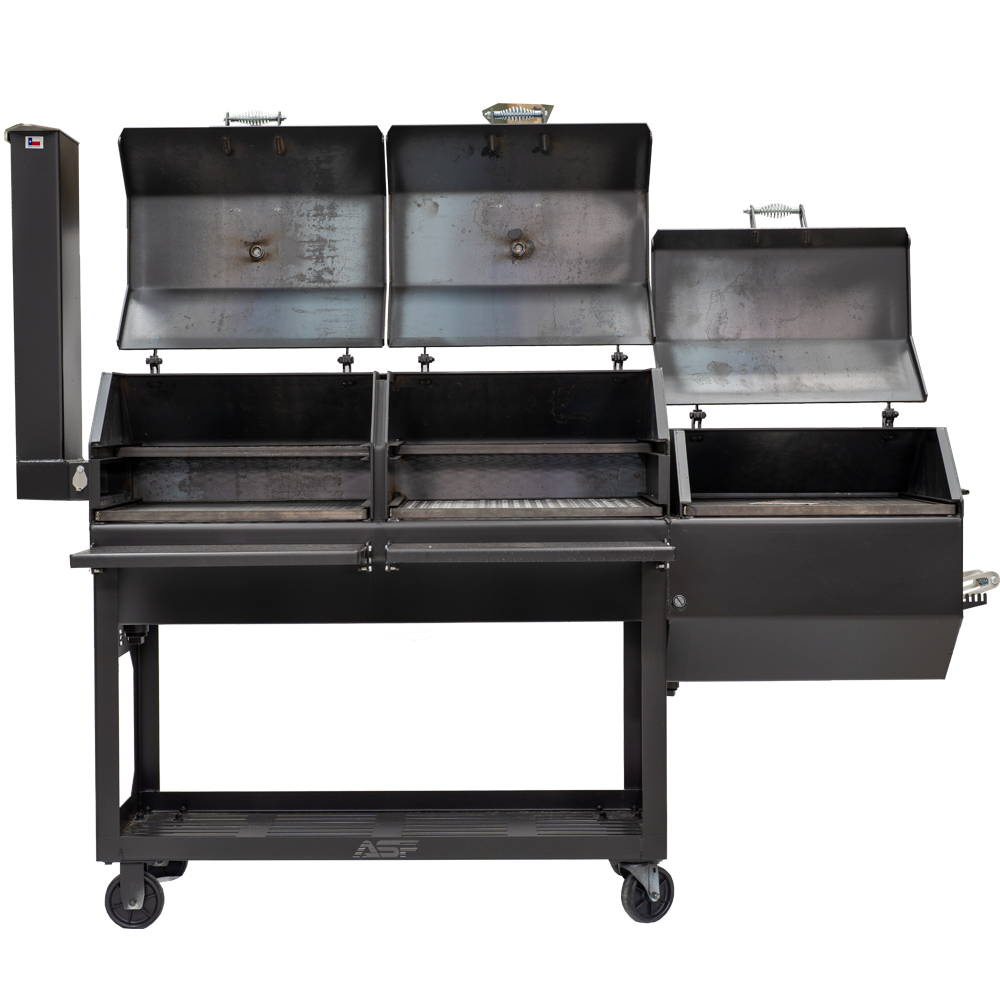 BBQ Pit with Firebox - 3/16 Gauge Steel | ASF Smokers BBQ Pit with Firebox - 3/16 Gauge Steel | ASF Smokers
