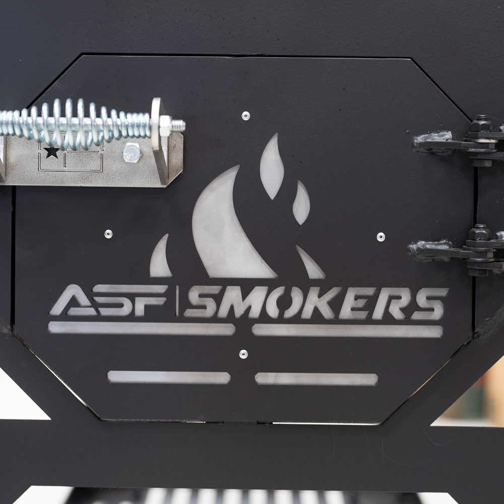 Stainless Steel Vent Cover for Firebox Door ASF Smokers