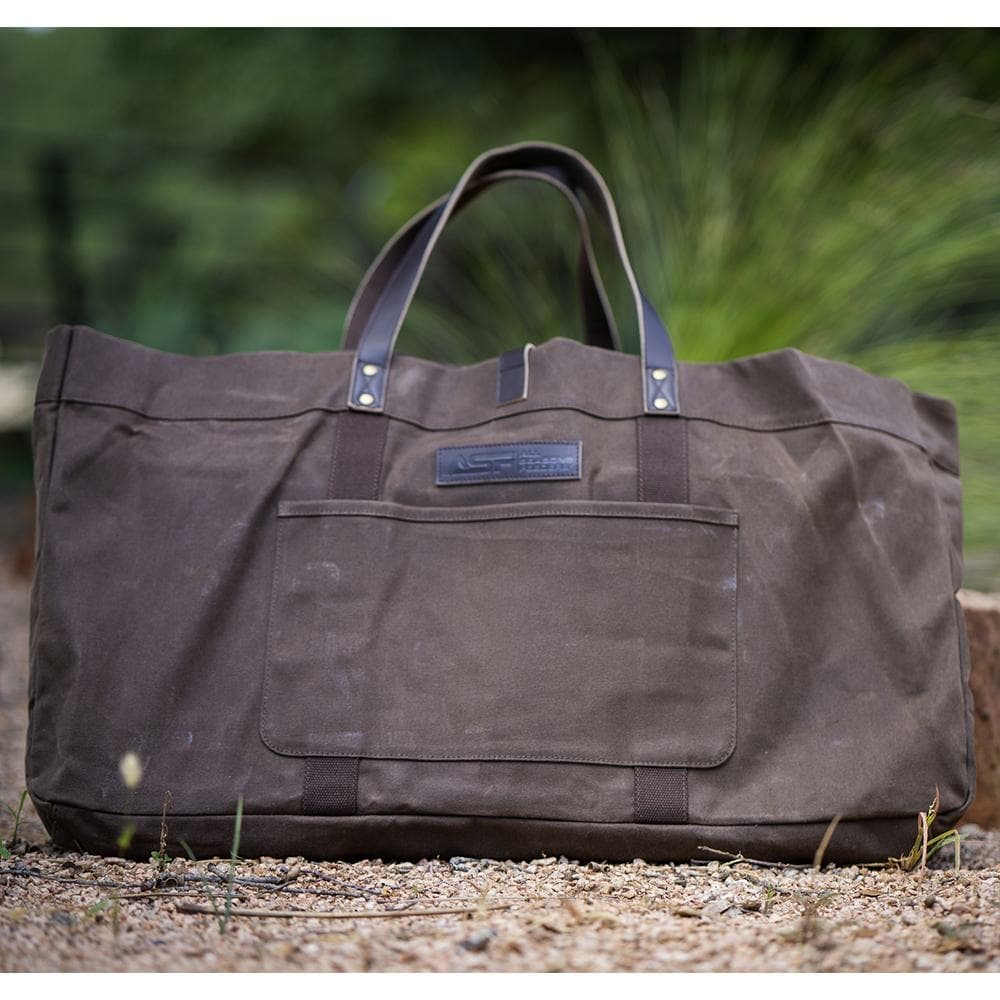Carry-All Waxed Canvas Tote