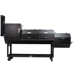 48" x 20" BBQ Pit w/ Firebox & Smoker