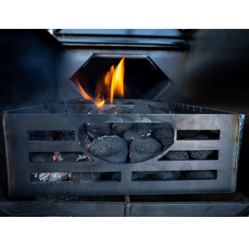 Fire basket for smoker discount