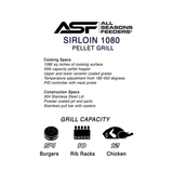 ASF Sirloin 1080 Pellet Grill