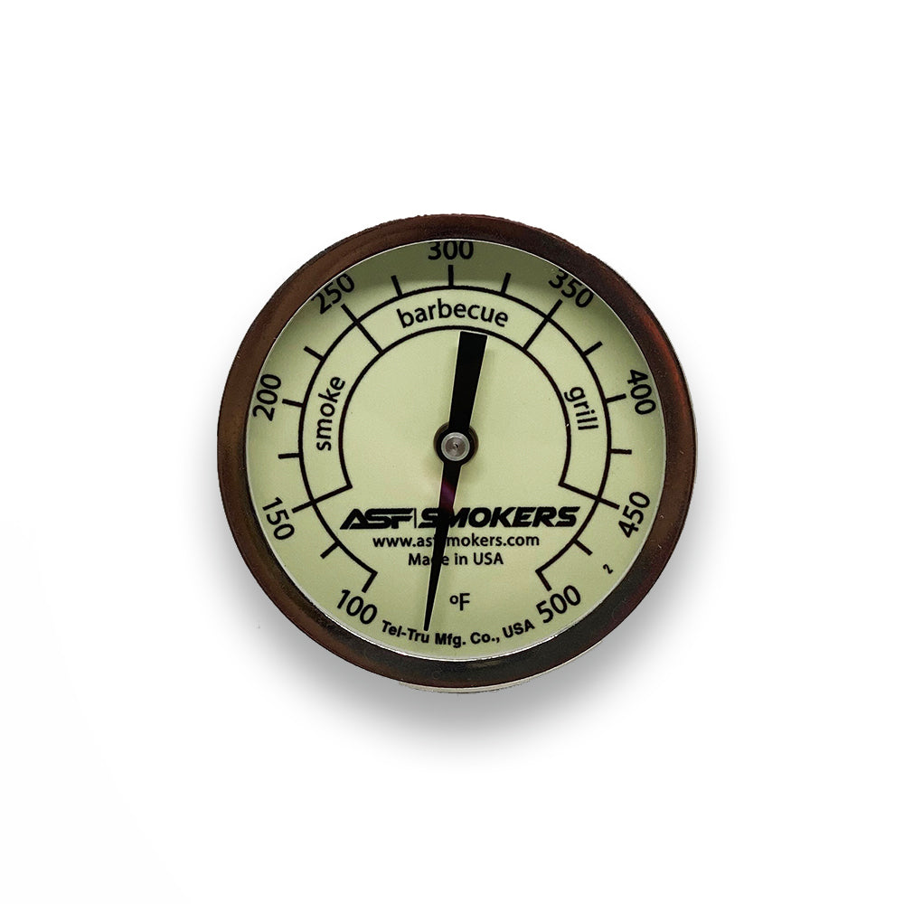 Bbq smoker temperature gauge sales